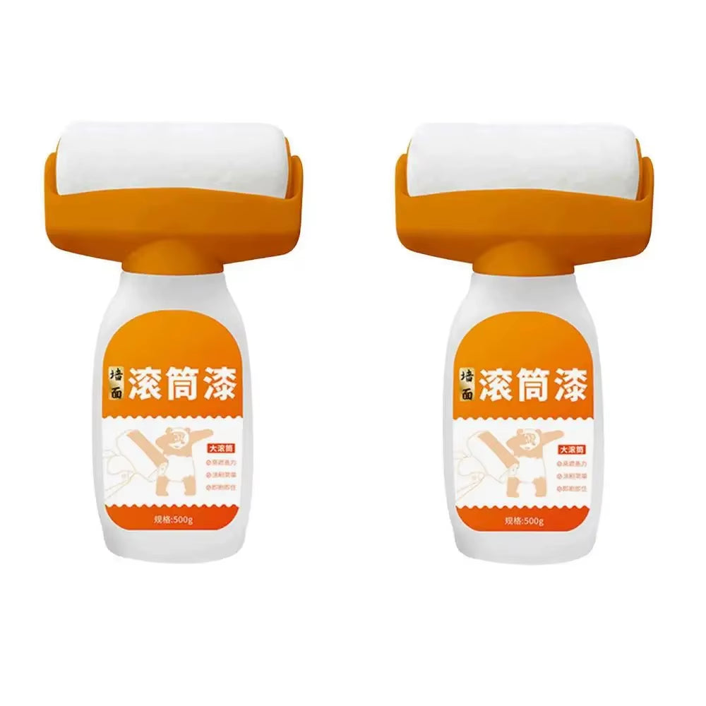 Antibacterial Wall Paint Roller Waterbased Repair Brush Painting for House Interior Wall Portable White Latex Paint Small Roller
