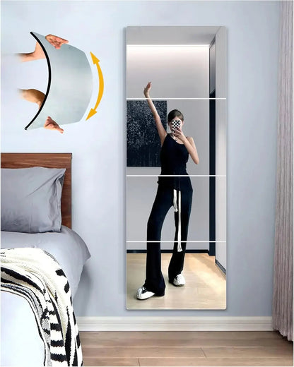 MELLOVISTA™ Mirror Wall Self Adhesive Acrylic