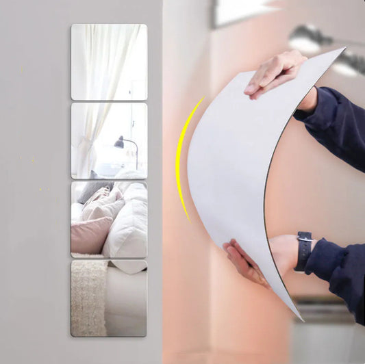 MELLOVISTA™ Mirror Wall Self Adhesive Acrylic