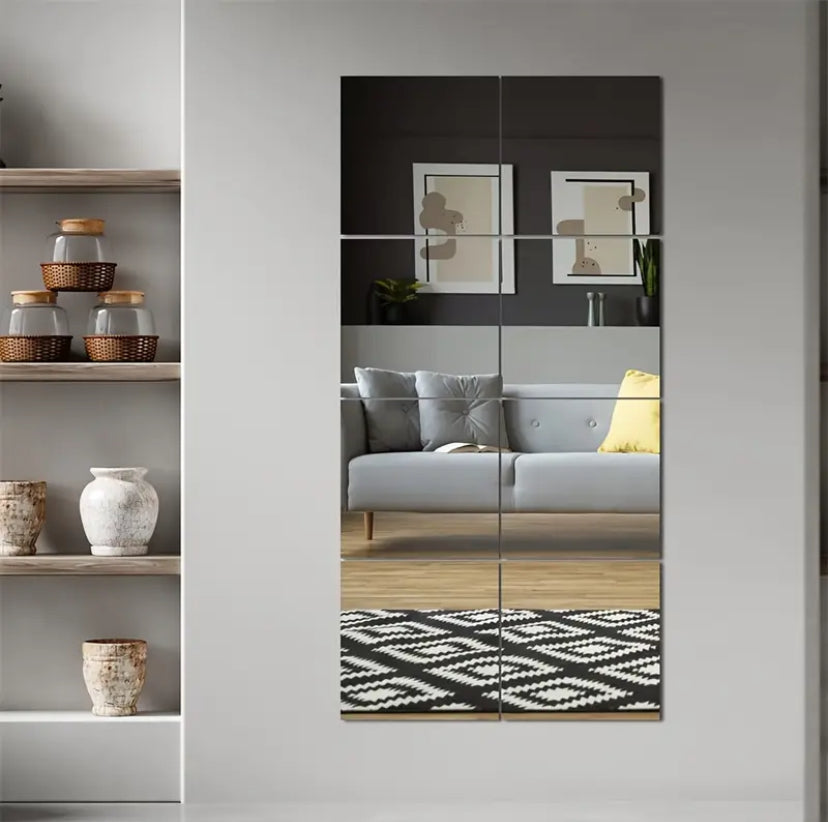 MELLOVISTA™ Mirror Wall Self Adhesive Acrylic