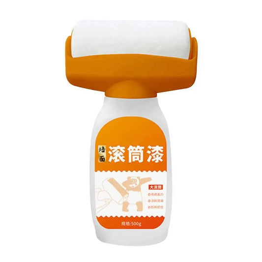 Antibacterial Wall Paint Roller Waterbased Repair Brush Painting for House Interior Wall Portable White Latex Paint Small Roller